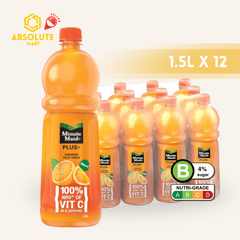 MINUTE MAID PLUS Orange 1.5L X 12 (BOTTLE) - ABSOLUTE MARTMINUTE MAID PLUS Orange 1.5L X 12 (BOTTLE)Juices