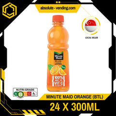 MINUTE MAID Plus Orange 24 X 300ML (BOTTLE) - ABSOLUTE MARTMINUTE MAID Plus Orange 24 X 300ML (BOTTLE)