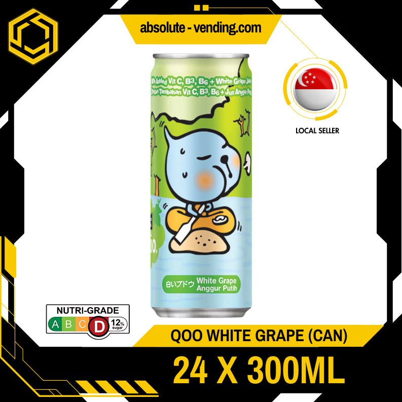 MINUTE MAID Qoo White grape 300ML x 24 (CAN) - ABSOLUTE MARTMINUTE MAID Qoo White grape 300ML x 24 (CAN)