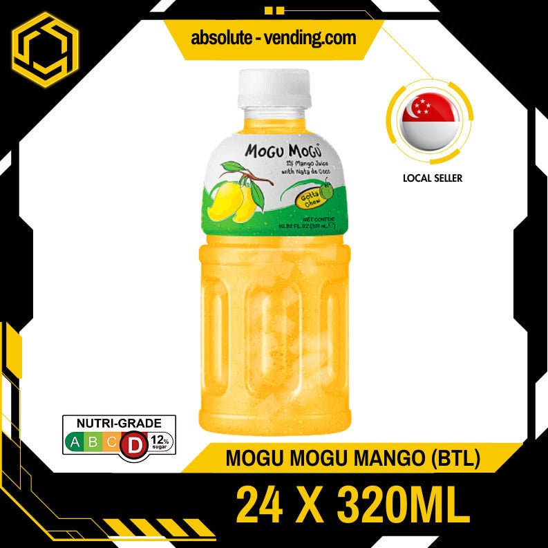 MOGU MOGU Mango 320ML X 24 (BOTTLE) - ABSOLUTE MARTMOGU MOGU Mango 320ML X 24 (BOTTLE)
