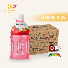 MOGU MOGU Strawberry 320ML X 24 (BOTTLES) - ABSOLUTE MARTMOGU MOGU Strawberry 320ML X 24 (BOTTLES)Fruit Drinks