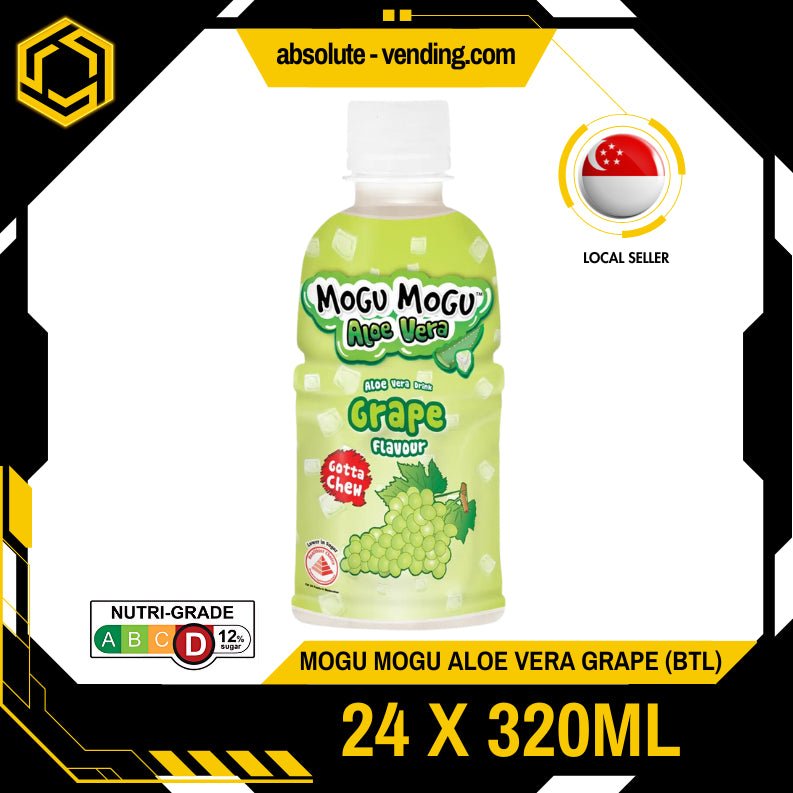 MOGU MOGU White Grape 320ML X 24 (BOTTLE) - ABSOLUTE MARTMOGU MOGU White Grape 320ML X 24 (BOTTLE)