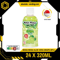 MOGU MOGU White Grape 320ML X 24 (BOTTLE) - ABSOLUTE MARTMOGU MOGU White Grape 320ML X 24 (BOTTLE)