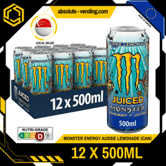 MONSTER ENERGY AUSSIE LEMONADE 500ML X 12 (CAN) - ABSOLUTE MARTMONSTER ENERGY AUSSIE LEMONADE 500ML X 12 (CAN)