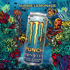MONSTER ENERGY AUSSIE LEMONADE 500ML X 12 (CAN) - ABSOLUTE MARTMONSTER ENERGY AUSSIE LEMONADE 500ML X 12 (CAN)Energy Drinks