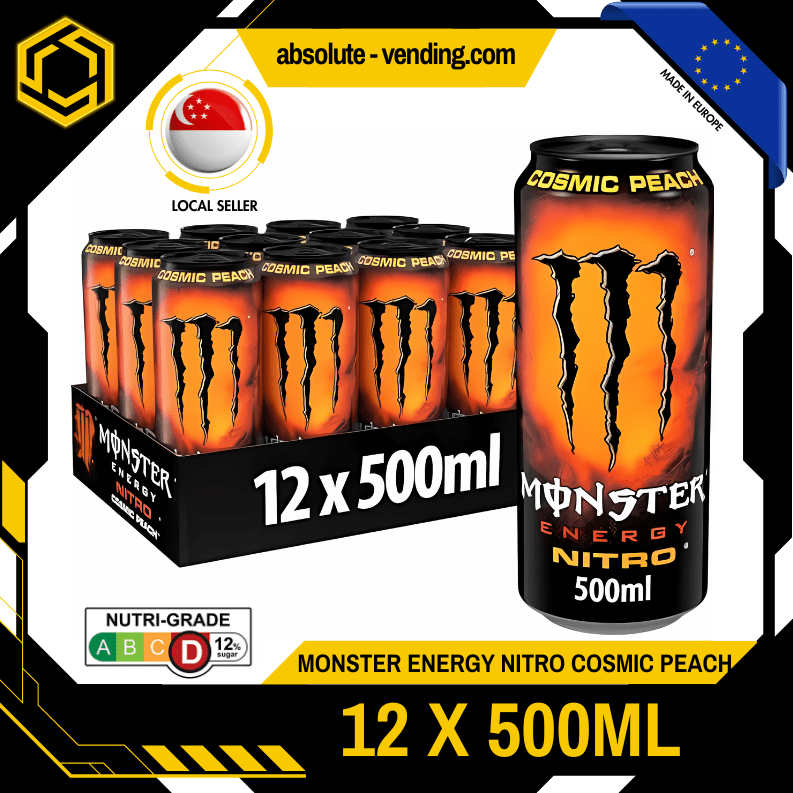 MONSTER ENERGY NITRO Cosmic Peach 500ML X 12 (CAN) - ABSOLUTE MARTMONSTER ENERGY NITRO Cosmic Peach 500ML X 12 (CAN)