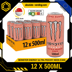 MONSTER ENERGY Ultra Peachy Keen 500ML X 12 (CAN) - ABSOLUTE MARTMONSTER ENERGY Ultra Peachy Keen 500ML X 12 (CAN)