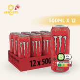 MONSTER ENERGY ULTRA WATERMELON 500ML X 12 (CAN) - ABSOLUTE MARTMONSTER ENERGY ULTRA WATERMELON 500ML X 12 (CAN)Energy Drinks