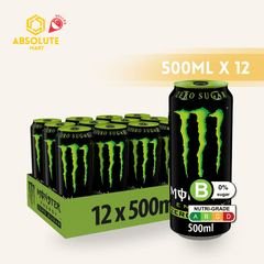 MONSTER ENERGY Zero Sugar 500ML X 12 (CAN) - ABSOLUTE MARTMONSTER ENERGY Zero Sugar 500ML X 12 (CAN)Energy Drinks