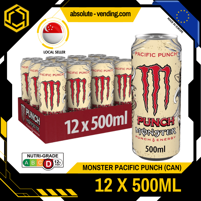 MONSTER PACIFIC PUNCH EUROPE 500ML X 12 (CAN) - ABSOLUTE MARTMONSTER PACIFIC PUNCH EUROPE 500ML X 12 (CAN)