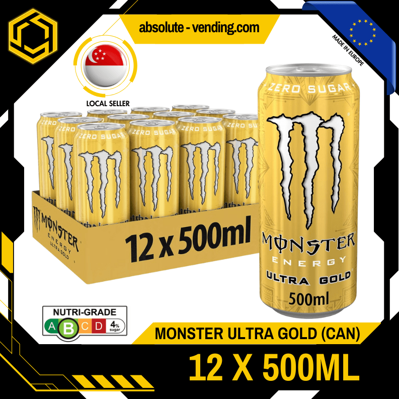 MONSTER ULTRA GOLD EUROPE 500ML X 12 (CAN) - ABSOLUTE MARTMONSTER ULTRA GOLD EUROPE 500ML X 12 (CAN)