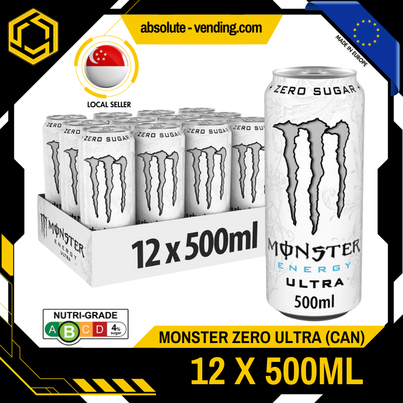 MONSTER ULTRA ZERO EUROPE 500ML X 12 (CAN) - ABSOLUTE MARTMONSTER ULTRA ZERO EUROPE 500ML X 12 (CAN)