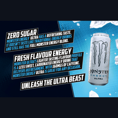 MONSTER ULTRA ZERO EUROPE 500ML X 12 (CAN) - ABSOLUTE MARTMONSTER ULTRA ZERO EUROPE 500ML X 12 (CAN)Energy Drinks