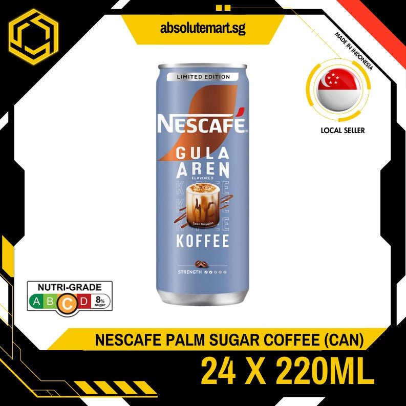 NESCAFE Palm Sugar Coffee 220ML X 24 (CAN) - ABSOLUTE MARTNESCAFE Palm Sugar Coffee 220ML X 24 (CAN)