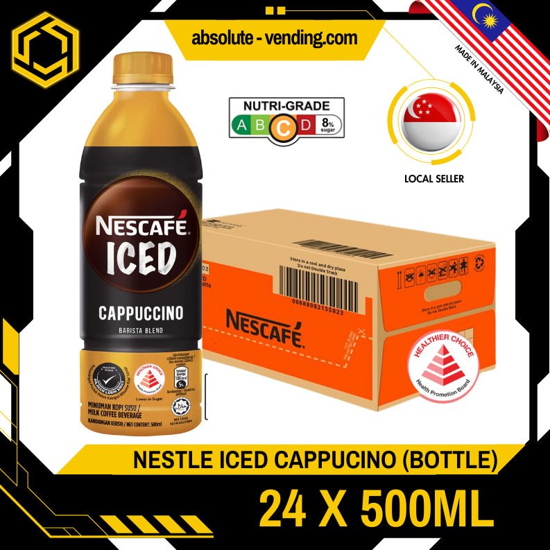 NESTLE Nescafe Barista Blend Iced Cappuccino 500ML X 24 (BOTTLE) - ABSOLUTE MARTNESTLE Nescafe Barista Blend Iced Cappuccino 500ML X 24 (BOTTLE)