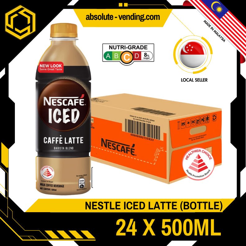 NESTLE Nescafe Barista Blend Iced Latte 500ML X 24 (BOTTLE) - ABSOLUTE MARTNESTLE Nescafe Barista Blend Iced Latte 500ML X 24 (BOTTLE)