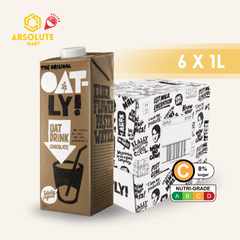 OATLY Chocolate Oat Milk 1L X 6 (TETRA) - ABSOLUTE MARTOATLY Chocolate Oat Milk 1L X 6 (TETRA)Oat Milk