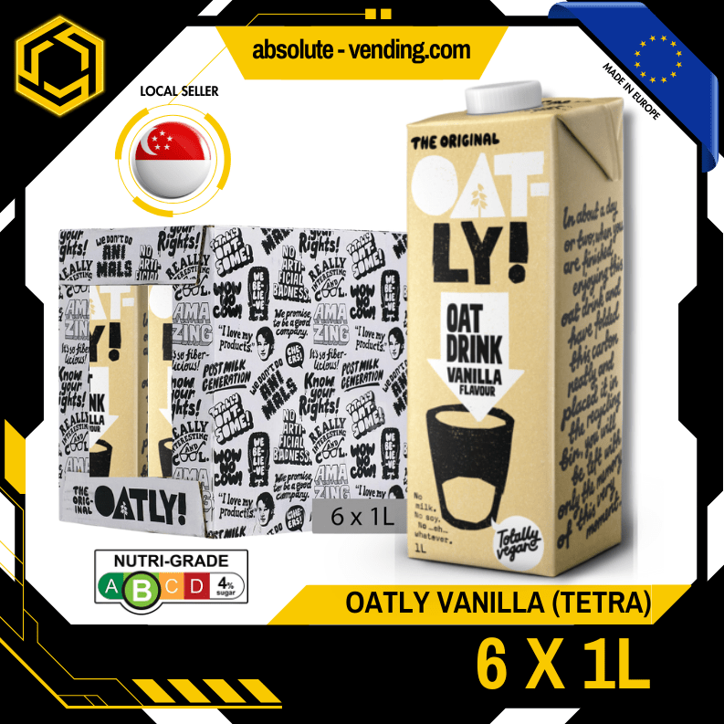 OATLY Vanilla Oat Milk 1L X 6 (TETRA) - ABSOLUTE MARTOATLY Vanilla Oat Milk 1L X 6 (TETRA)