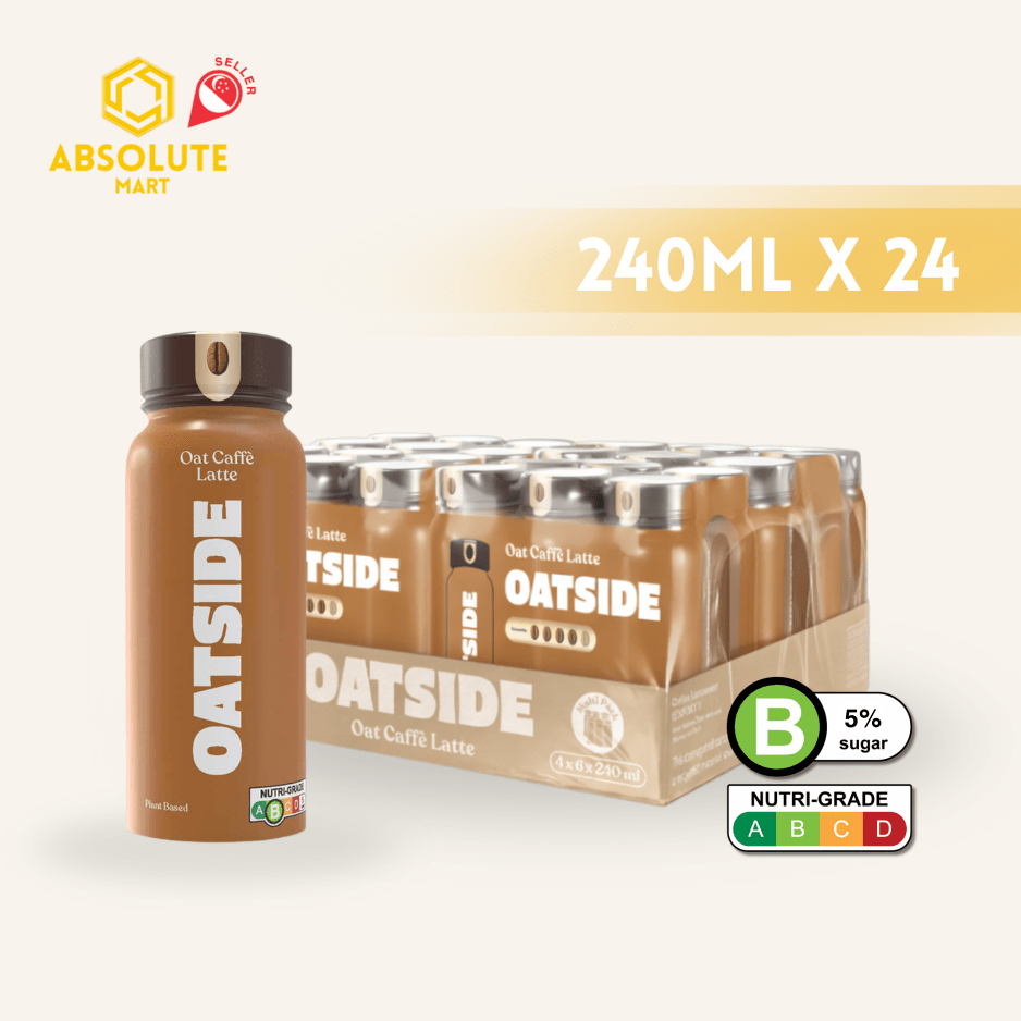 OATSIDE Coffee Latte Edition Oat Milk 240ML X 24 (BOTTLE) - ABSOLUTE MARTOATSIDE Coffee Latte Edition Oat Milk 240ML X 24 (BOTTLE)Ready To Drink Coffee