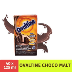 OVALTINE Chocolate Malt 125ML X 40 (TETRA) - ABSOLUTE MARTOVALTINE Chocolate Malt 125ML X 40 (TETRA)Malt Drinks