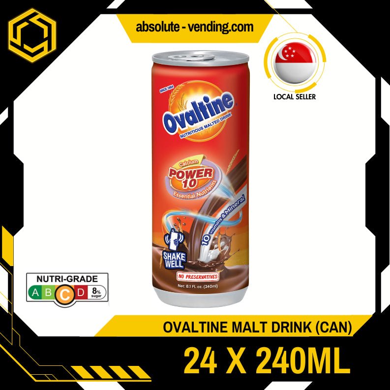 OVALTINE Chocolate Malt 240ML X 30 (CAN) - ABSOLUTE MARTOVALTINE Chocolate Malt 240ML X 30 (CAN)