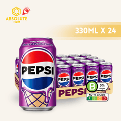 PEPSI Cherry Vanilla Zero Sugar 330ML X 24 (CAN) - ABSOLUTE MARTPEPSI Cherry Vanilla Zero Sugar 330ML X 24 (CAN)Cola & Classic Sodas