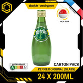 PERRIER Original Sparkling Mineral Water 200ML X 24 (GLASS) - ABSOLUTE MARTPERRIER Original Sparkling Mineral Water 200ML X 24 (GLASS)