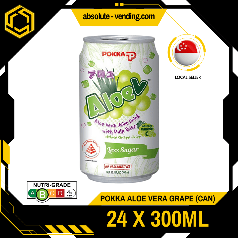 POKKA Aloe Vera Grape 300ML X 24 (CAN) - ABSOLUTE MARTPOKKA Aloe Vera Grape 300ML X 24 (CAN)Fruit Drinks