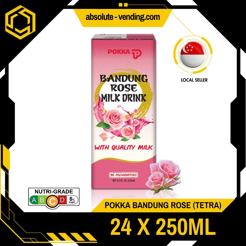 POKKA Bandung Rose Milk 250ML X 24 (TETRA) - ABSOLUTE MARTPOKKA Bandung Rose Milk 250ML X 24 (TETRA)