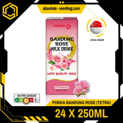 POKKA Bandung Rose Milk 250ML X 24 (TETRA) - ABSOLUTE MARTPOKKA Bandung Rose Milk 250ML X 24 (TETRA)