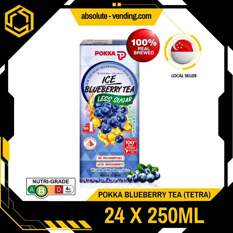 POKKA Blueberry Tea 250ML X 24 (TETRA) - ABSOLUTE MARTPOKKA Blueberry Tea 250ML X 24 (TETRA)