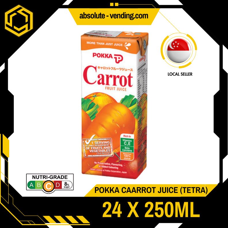 POKKA Carrot Juice 250ML X 24 (TETRA) - ABSOLUTE MARTPOKKA Carrot Juice 250ML X 24 (TETRA)
