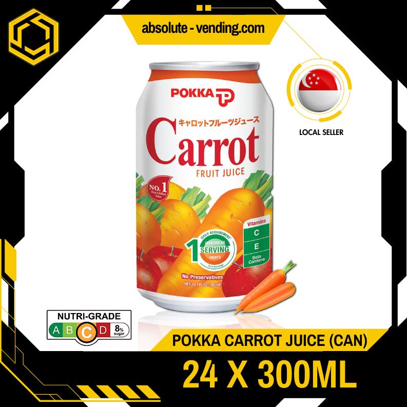 POKKA Carrot Juice 300ML X 24 (CAN) - ABSOLUTE MARTPOKKA Carrot Juice 300ML X 24 (CAN)