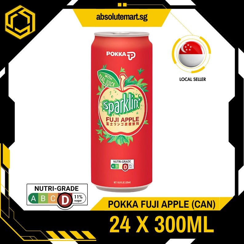 POKKA Fuji Apple 325ML X 24 (CAN) - ABSOLUTE MARTPOKKA Fuji Apple 325ML X 24 (CAN)