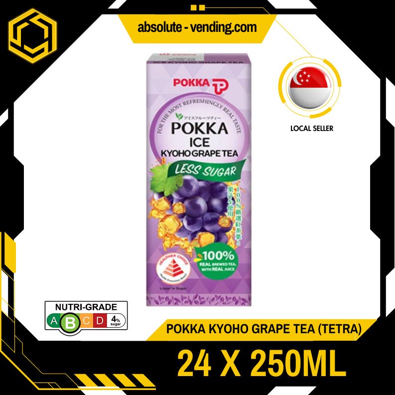 POKKA Grape Tea 250ML X 24 (TETRA) - ABSOLUTE MARTPOKKA Grape Tea 250ML X 24 (TETRA)