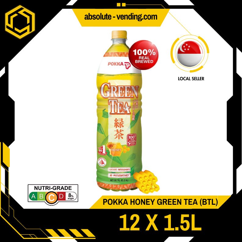 POKKA Honey Green Tea 1.5L X 12 (BOTTLE) - ABSOLUTE MARTPOKKA Honey Green Tea 1.5L X 12 (BOTTLE)
