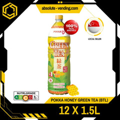 POKKA Honey Green Tea 1.5L X 12 (BOTTLE) - ABSOLUTE MARTPOKKA Honey Green Tea 1.5L X 12 (BOTTLE)