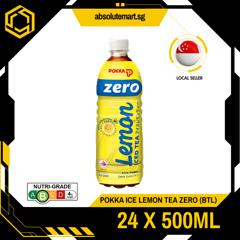 POKKA Ice Lemon Tea ZERO 500ML X 24 (BOTTLE) - ABSOLUTE MARTPOKKA Ice Lemon Tea ZERO 500ML X 24 (BOTTLE)