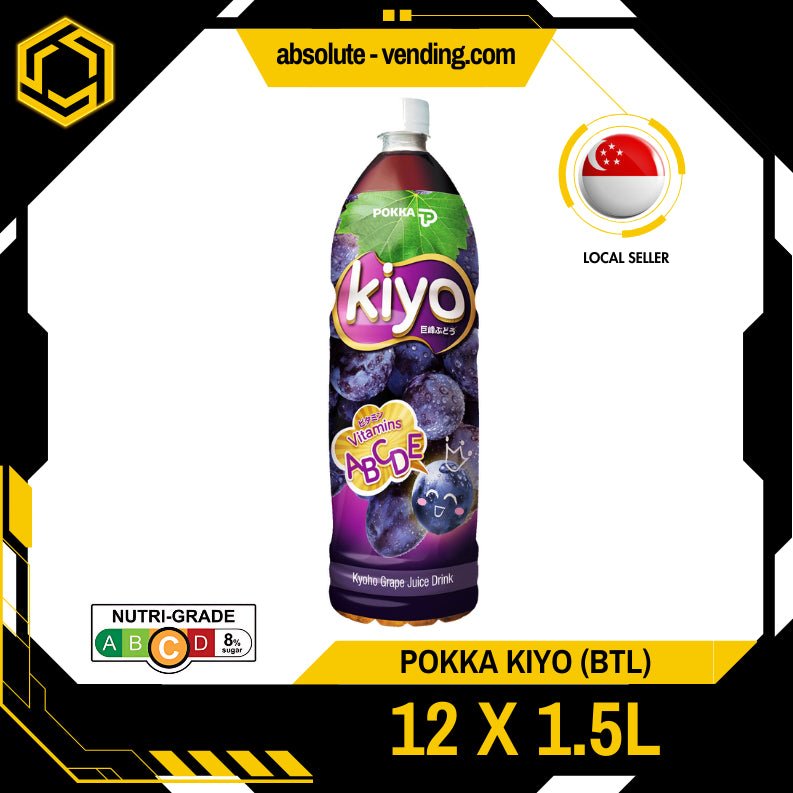 POKKA Kiyo Grape Juice 1.5L X 12 (BOTTLE) - ABSOLUTE MARTPOKKA Kiyo Grape Juice 1.5L X 12 (BOTTLE)