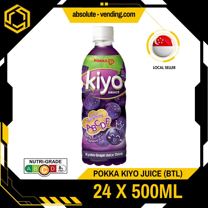 POKKA Kiyo Grape Juice 500ML X 24 (BOTTLE) - ABSOLUTE MARTPOKKA Kiyo Grape Juice 500ML X 24 (BOTTLE)