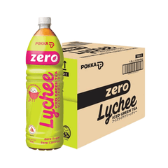 POKKA Lychee Green Tea Zero 1.5L X 12 (BOTTLE) - ABSOLUTE MARTPOKKA Lychee Green Tea Zero 1.5L X 12 (BOTTLE)Flavoured & Milk Tea