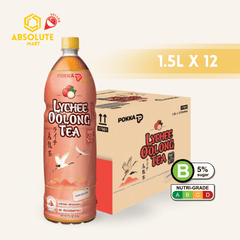 POKKA Lychee Oolong Tea 1.5L X 12 (BOTTLE) - ABSOLUTE MARTPOKKA Lychee Oolong Tea 1.5L X 12 (BOTTLE)Flavoured & Milk Tea