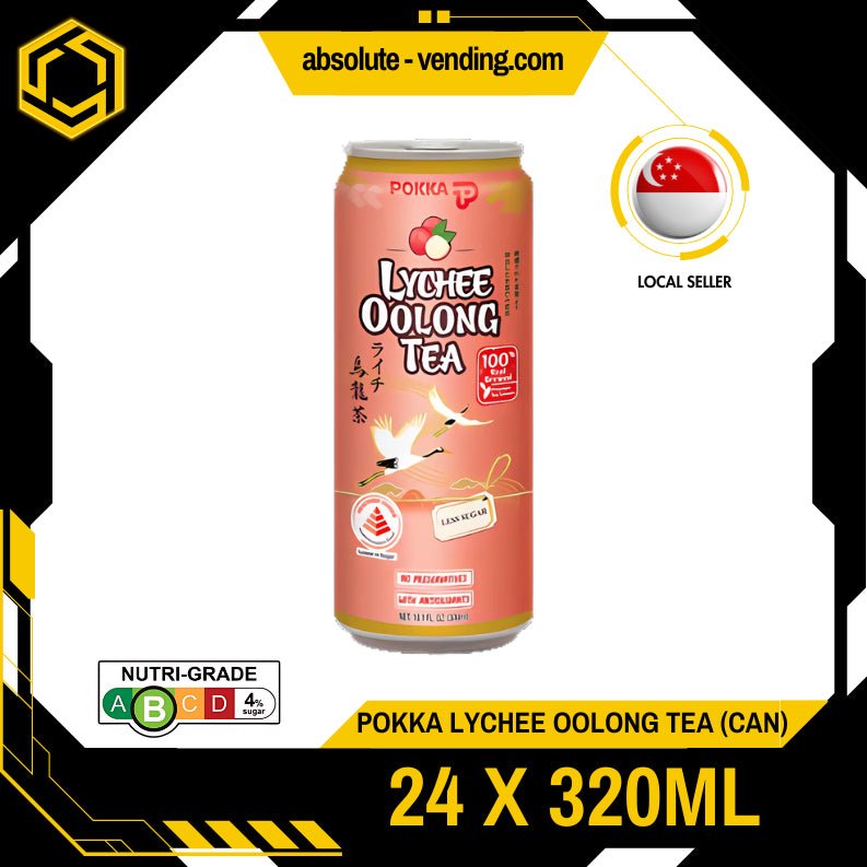 POKKA Lychee Oolong Tea 320ML X 24 (CAN) - ABSOLUTE MARTPOKKA Lychee Oolong Tea 320ML X 24 (CAN)