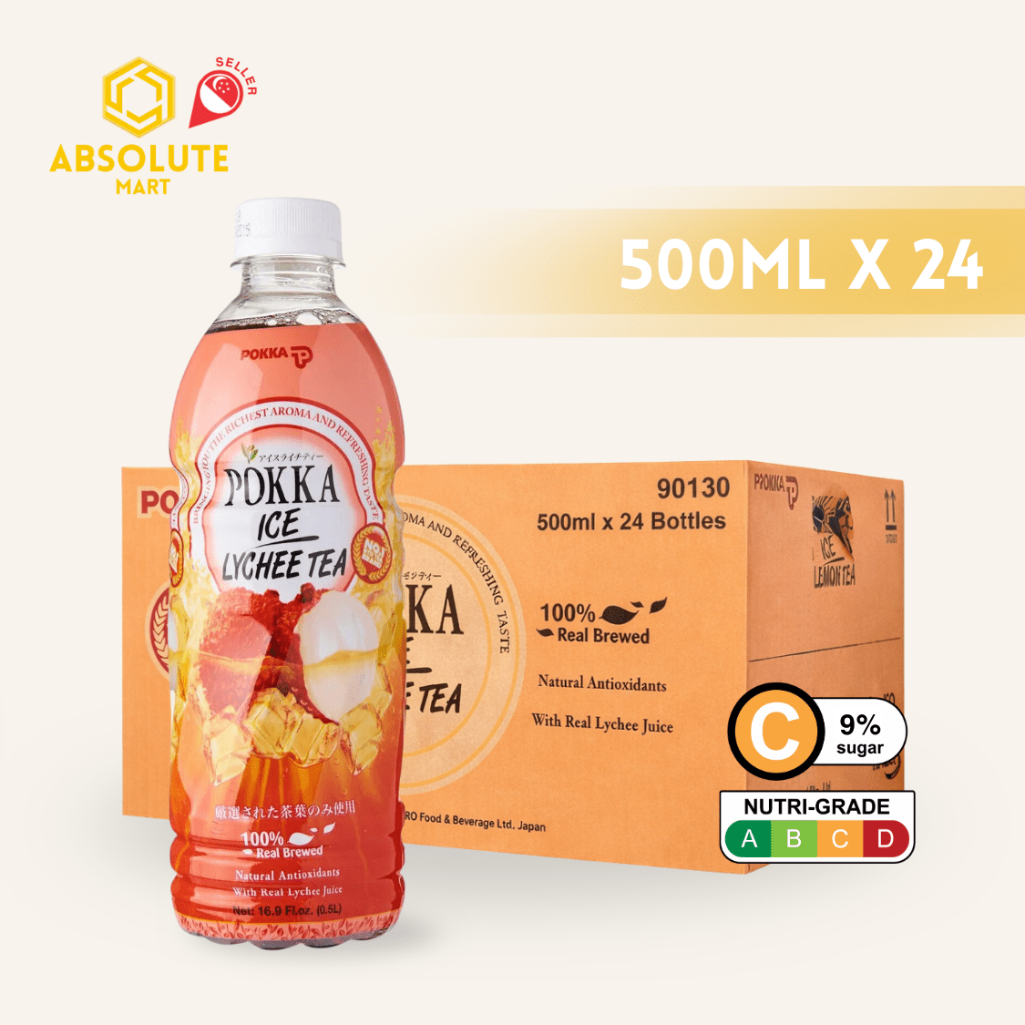 POKKA Lychee Tea 500ML X 24 (BOTTLE) - ABSOLUTE MARTPOKKA Lychee Tea 500ML X 24 (BOTTLE)Flavoured & Milk Tea