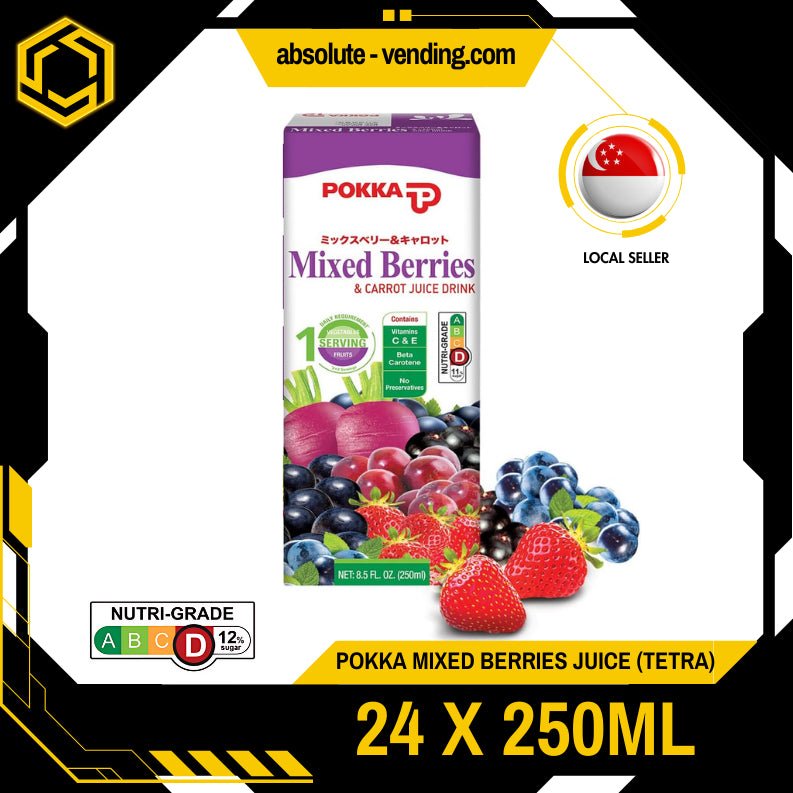 POKKA Mixed Berries Juice 250ML X 24 (TETRA) - ABSOLUTE MARTPOKKA Mixed Berries Juice 250ML X 24 (TETRA)