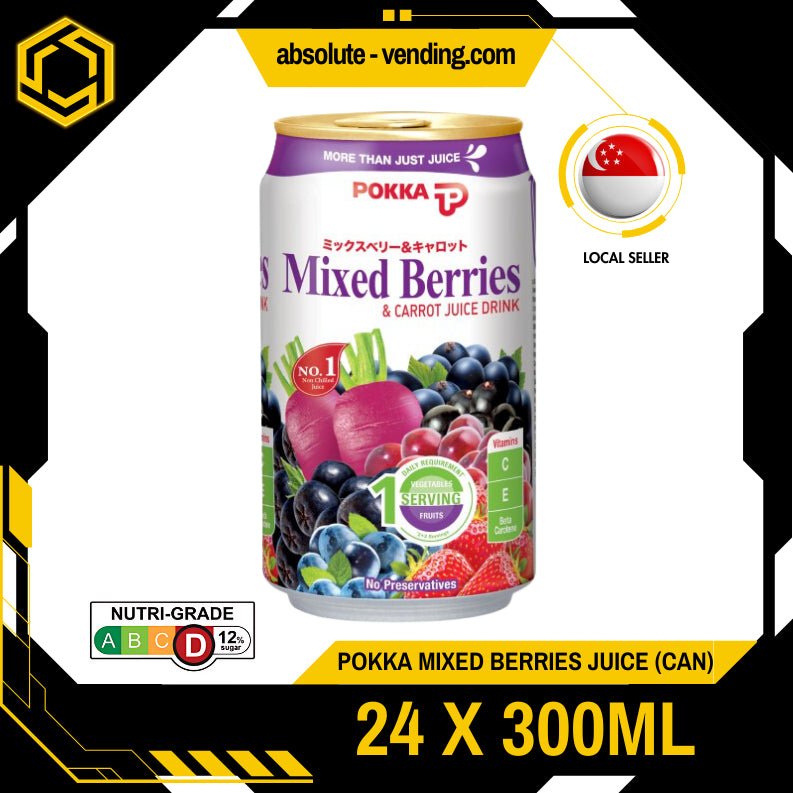 POKKA Mixed Berries Juice 300ML X 24 (CAN) - ABSOLUTE MARTPOKKA Mixed Berries Juice 300ML X 24 (CAN)