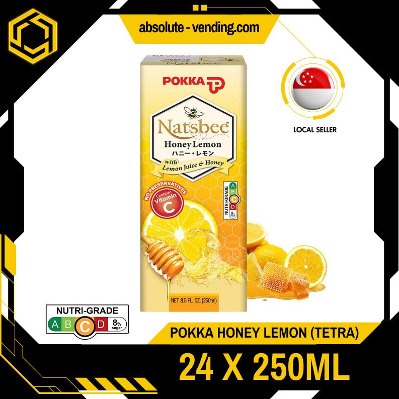 POKKA Natsbee Honey Lemon 250ML X 24 (TETRA) - ABSOLUTE MARTPOKKA Natsbee Honey Lemon 250ML X 24 (TETRA)