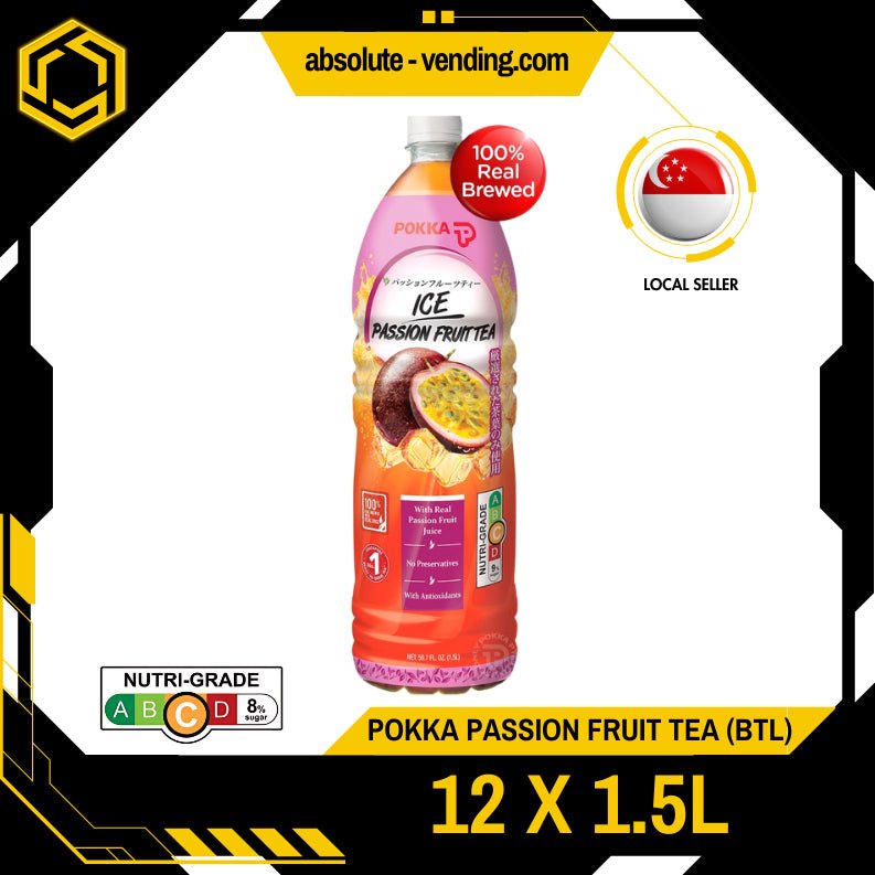 POKKA Passionfruit Tea 1.5L X 12 (BOTTLE) - ABSOLUTE MARTPOKKA Passionfruit Tea 1.5L X 12 (BOTTLE)