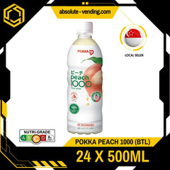 POKKA Peach 1000 500ML X 24 (BOTTLE) - ABSOLUTE MARTPOKKA Peach 1000 500ML X 24 (BOTTLE)