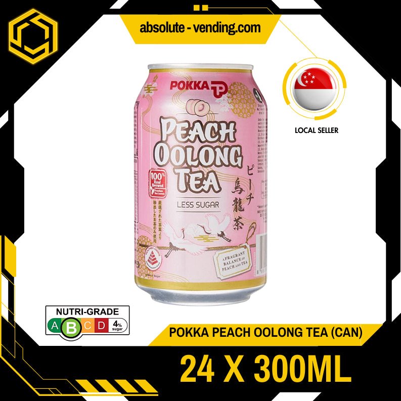 POKKA Peach Oolong Tea 300ML X 24 (CAN) - ABSOLUTE MARTPOKKA Peach Oolong Tea 300ML X 24 (CAN)